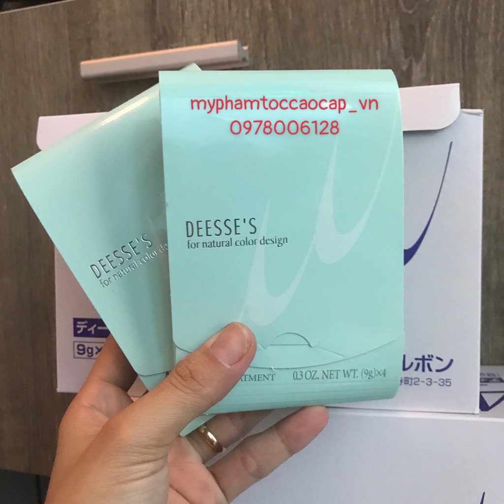 [#milbon-chính hãng] Kem dưỡng Collagen suôn mượt dùng tại nhà MILBON DEESSE'S 4+ (Hộp 10 vỉ)