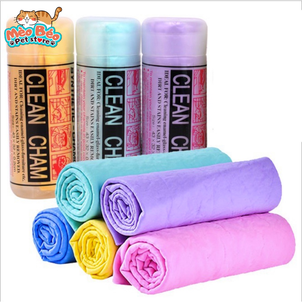Khăn tắm siêu thấm hút cho chó mèo - Loại to 66*43*2cm