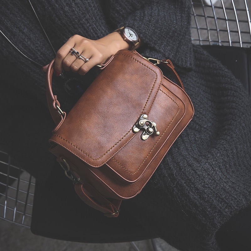Túi đeo chéo nữ xinh đẹp phong cách vintage cặp ulzzang balo ví mini giá rẻ cho học sinh đi học chơi