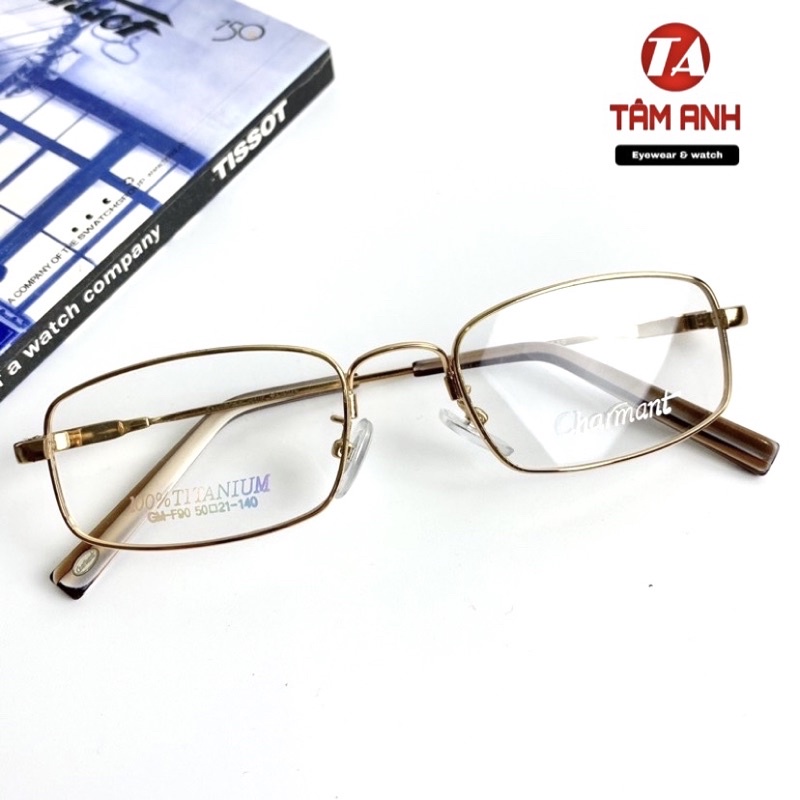 Gọng kính titan dẻo lắp mắt viễn - cận hàng loại 1