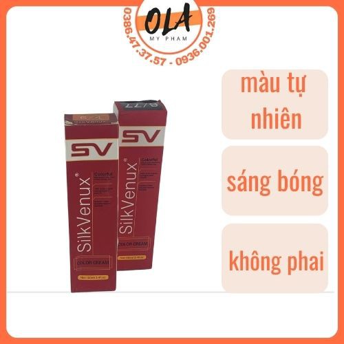 Thuốc Nhuộm Tóc SV các số nhuộm màu gì ib cho shop- mỹ phẩm ola