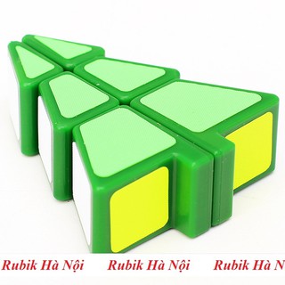 Rubik Hình Cây Thông Zcube Đen/Xanh
