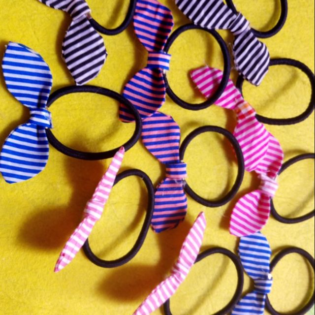 Combo 10 cột tóc tai thỏ đủ màu. Rất đẹp