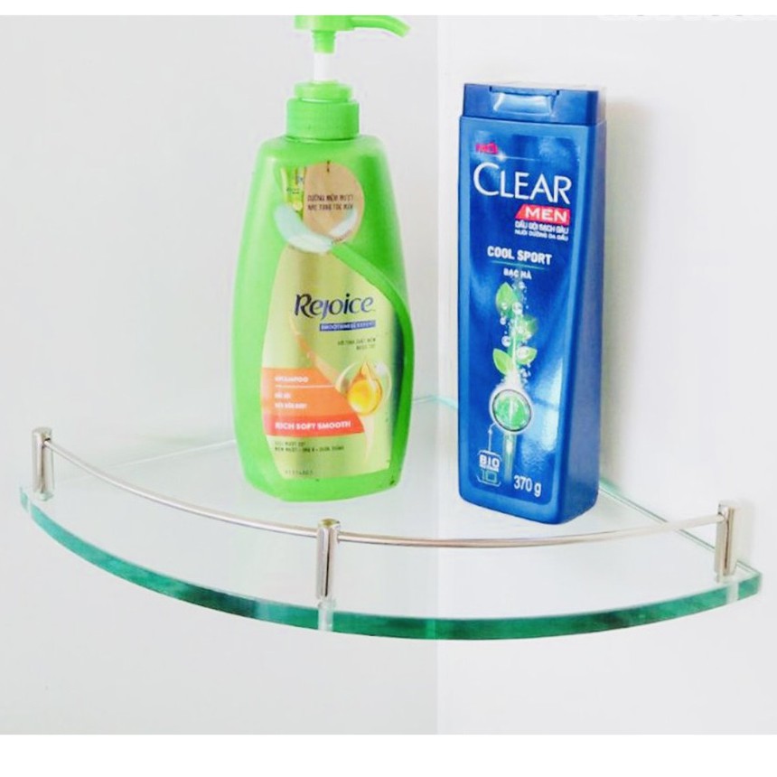 Kệ kính phòng tắm góc kích thước 25*25 cm