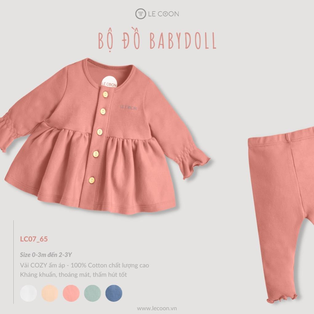 Le coon LC0765 Bộ quần áo bé gái Lecoon Baby Doll LC0765 AW2021