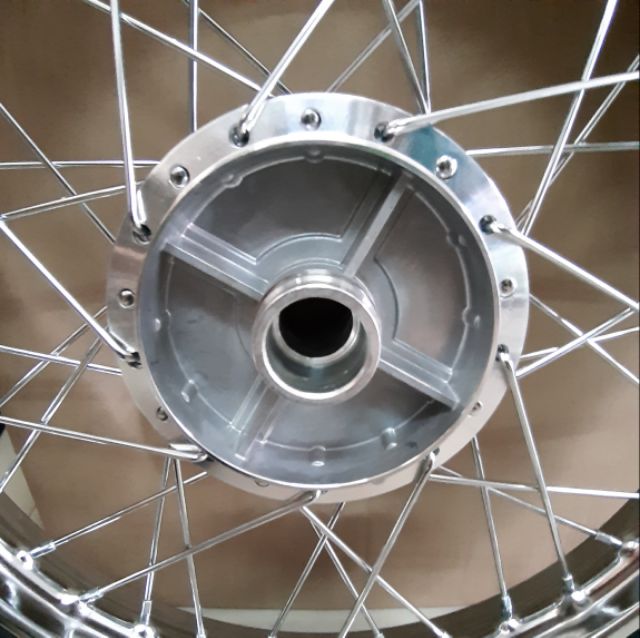 Bánh căm xe RAIDER SATRIA full vỏ ruột+ 2 đĩa trước sau niềng sắt union