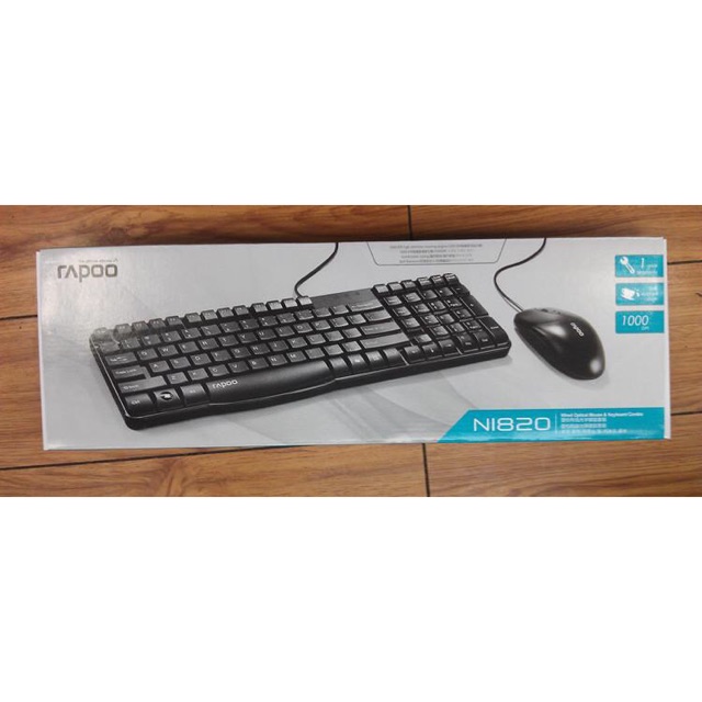 Bộ phím chuột có dây Rapoo n1820 Chính hãng | BigBuy360 - bigbuy360.vn