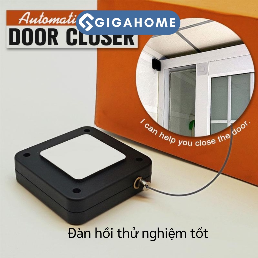 Hộp Dây Rút Tự Động Đóng Cửa, Giữ Đồ Dùng Cửa Hàng, Gia Đình GIGAHOME Không Khoan 9740