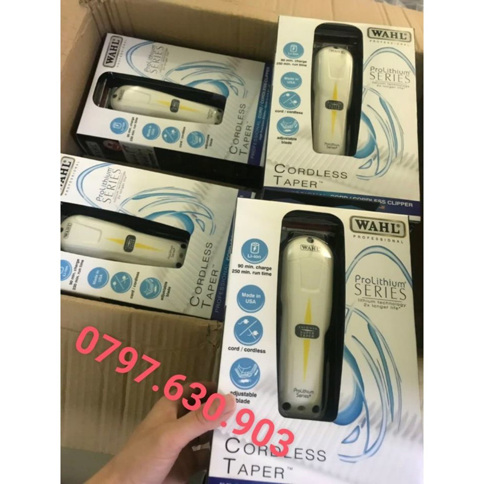 Tông Đơ Wahl Super Taper Cordless Mỹ Chính Hãng .