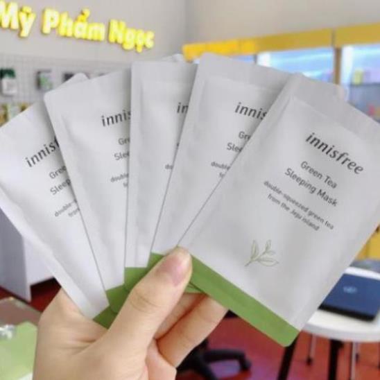 ✅✅ (HÀNG CHUẨN NỘI ĐỊA EU) ample Mặt Nạ Ngủ Innisfree Green Tea Sleeping Mask 4ml