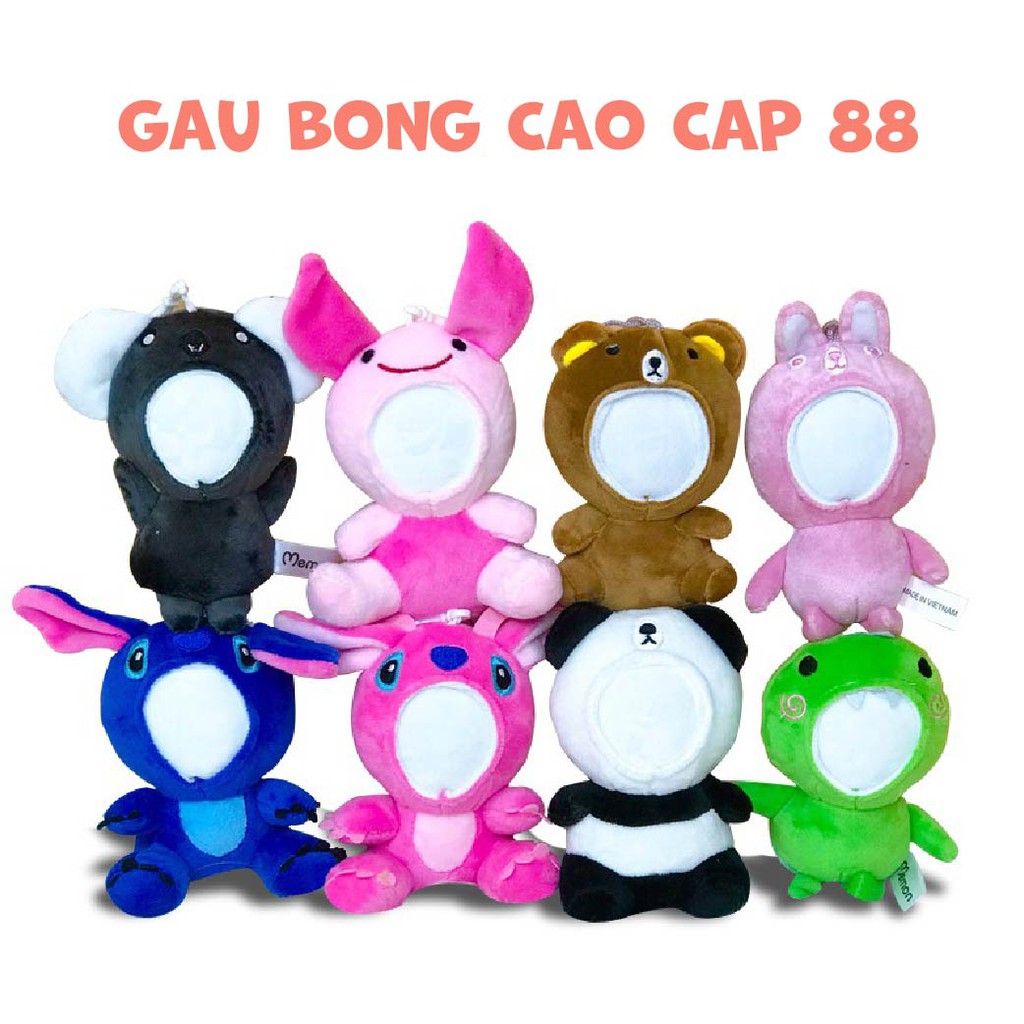 Gấu Bông Móc Khóa In Ảnh Cao Cấp Siêu Xinh