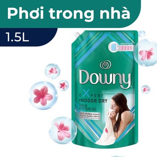 Nước xả vải downy expert indoor dry dành cho phơi trong nhà 1.5l