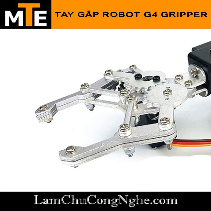 Tay gắp Robot G4 Gripper dùng Servo MG995 MG996