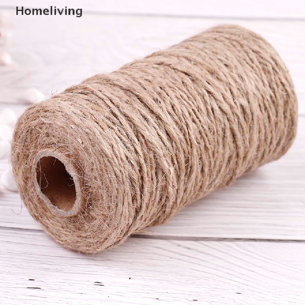 Cuộn Dây Thừng Khô Tự Nhiên 100M Dùng Làm Đồ Thủ Công DIY