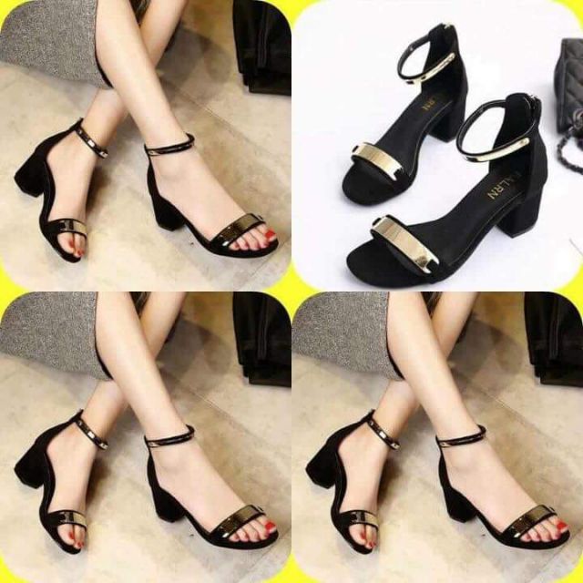 Giày đế vuông cao cấp giá siêu rẻ