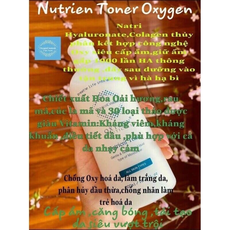 Toner Căng Bóng Oxygen Nutrient