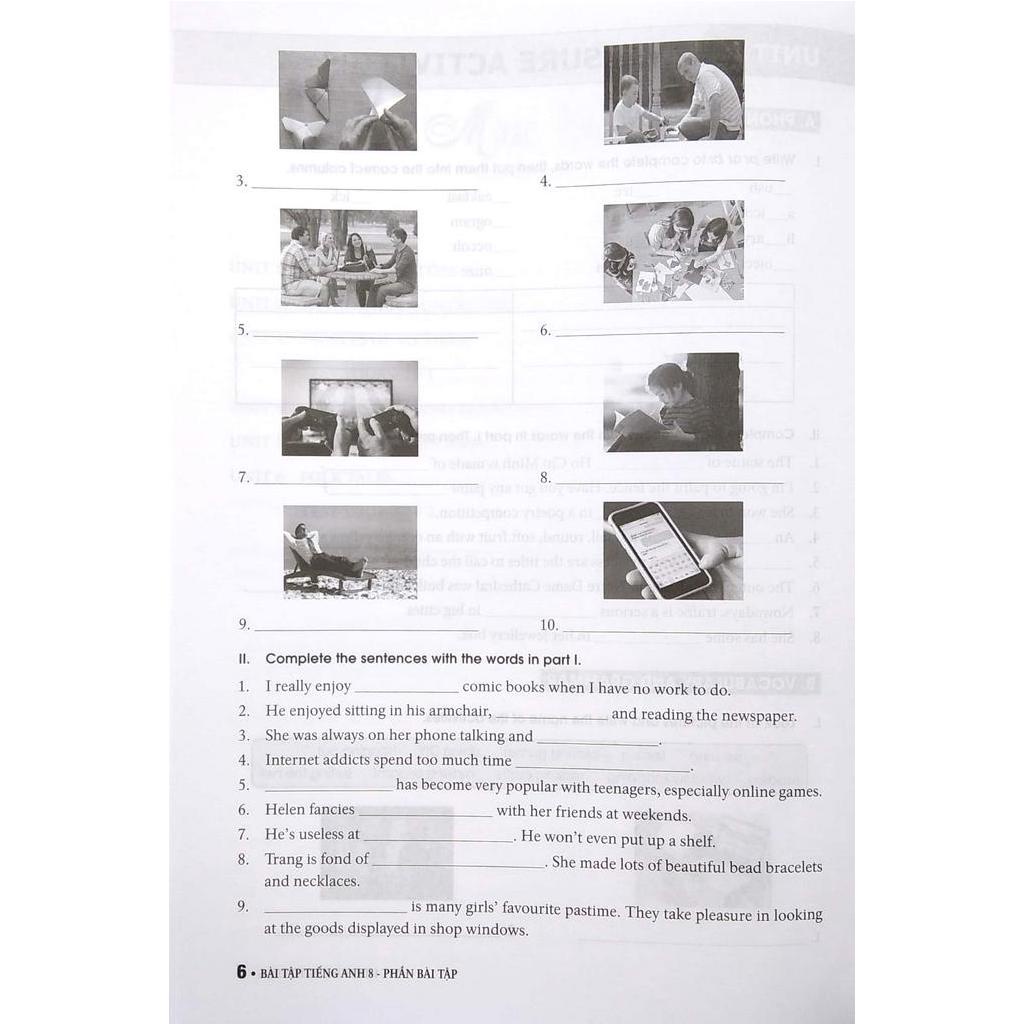 Sách Bài Tập Tiếng Anh Lớp 8 Tập 1  - Theo Chương Trình Mới Của Bộ GD Và Đào Tạo