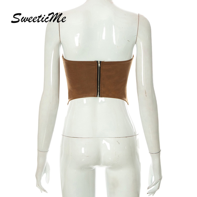 Áo Khoác Cardigan Không Tay Sweeticme 2022 Có Dây Kéo | BigBuy360 - bigbuy360.vn