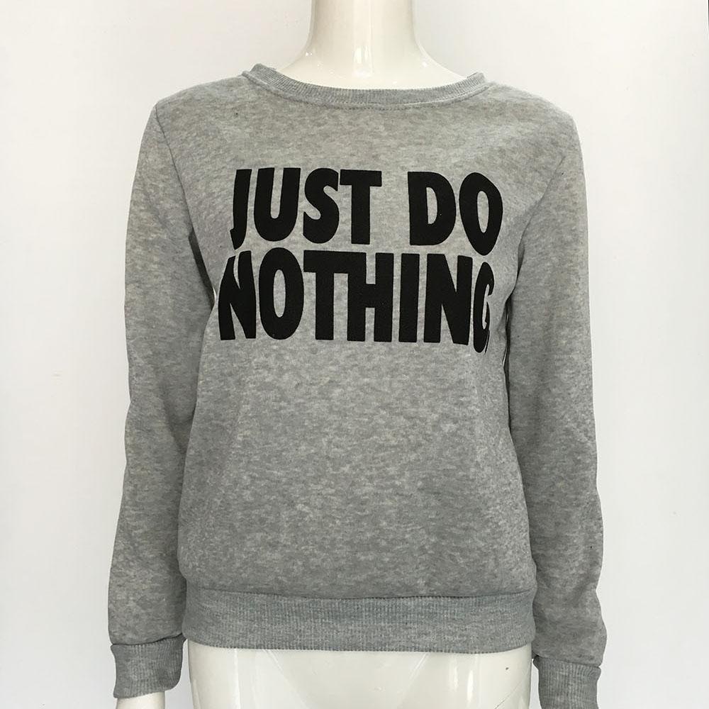 Áo Sweater Tay Dài Màu Đen Xám