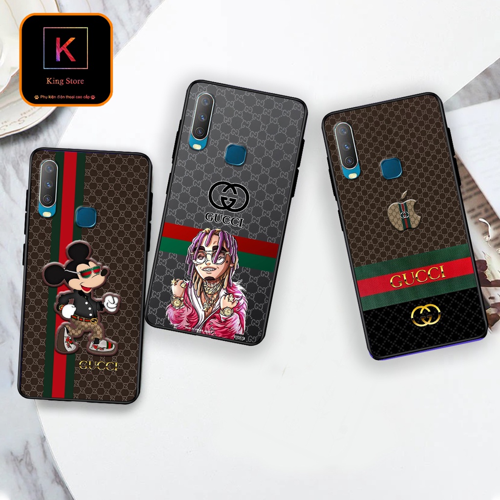 Ốp lưng Vivo Y12 - Y15 - Y17 - U10 - Ốp in hình GÜÇÇÏ - lưng nhám viền TPU cao cấp