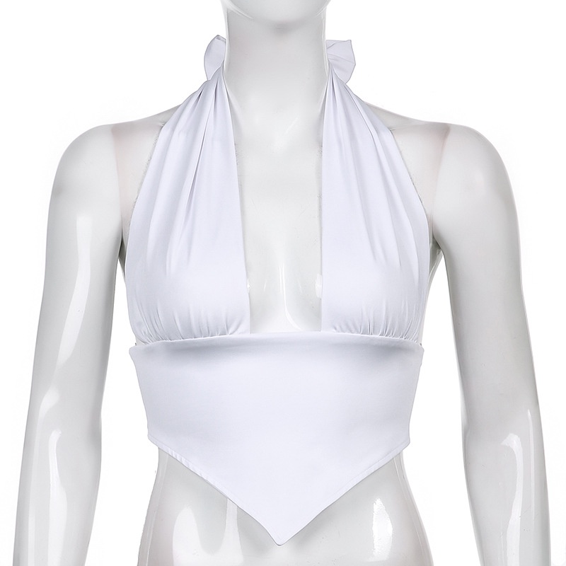 DUNEA Áo kiểu cổ khoét sâu phong cách quyến rũ