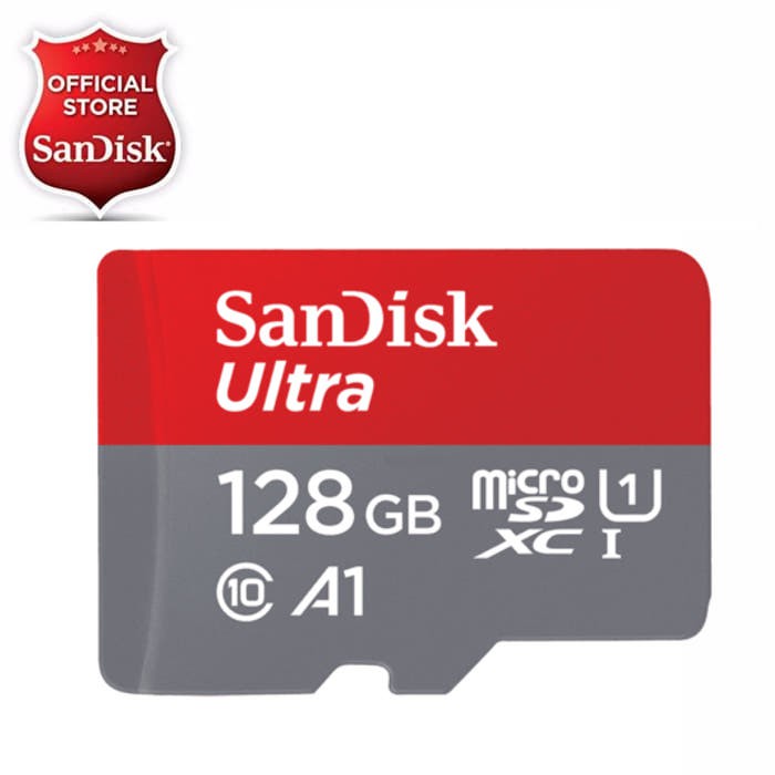 Thẻ Nhớ Sandisk Ultra Microsdxc Uhs-i Class 10 128gb 100mb / S A1 Chất Lượng Cao