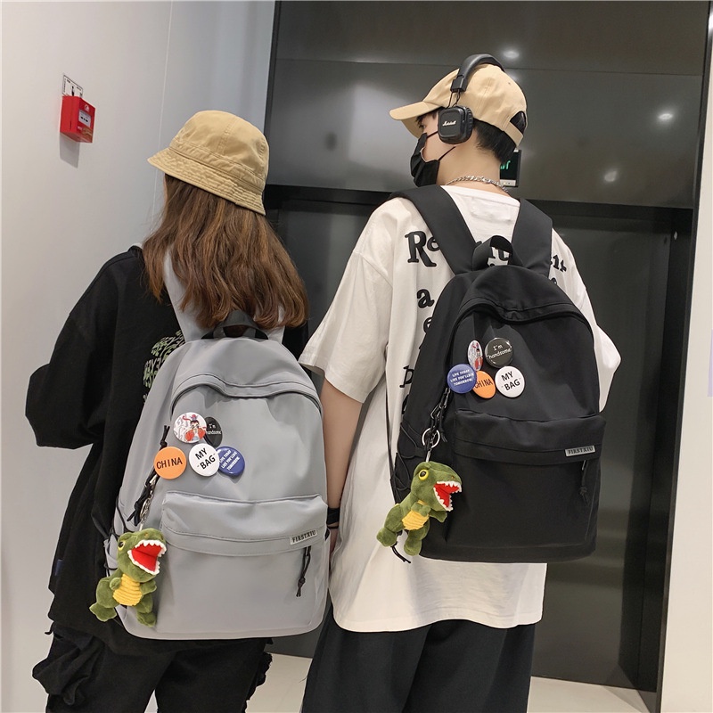 Ba Lô Du Lịch Cỡ Lớn Gắn Mặt Dễ Thương Phong Cách Nhật Bản Cho Nữ