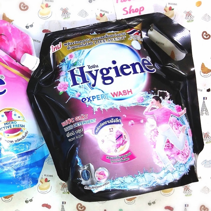 Nước giặt quần áo Hygiene túi 1800 ml - hàng chuẩn Thái Lan