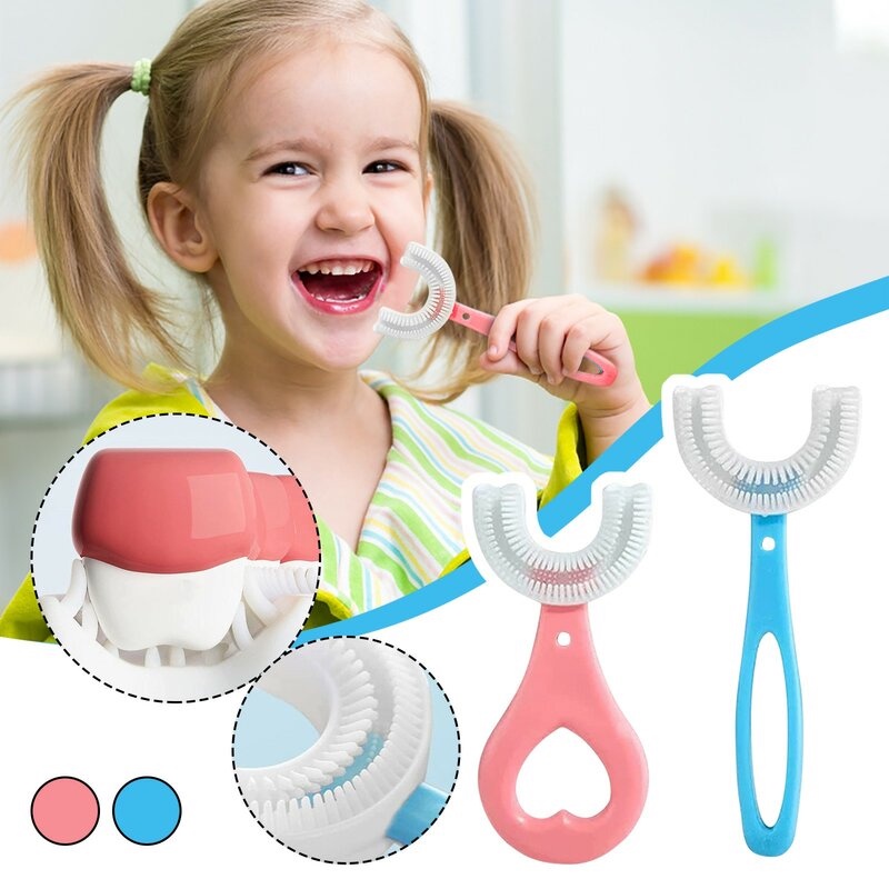 Combo Tập đánh răng cho bé HNFamily - Bàn chải đánh răng + Kem đánh răng + Cốc đánh răng an toàn cho bé từ 2-12 tuổi