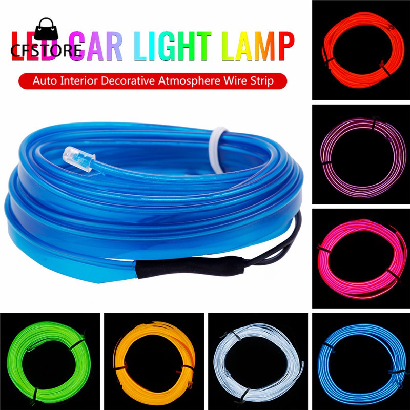 Dây đèn LED 1M 12V trang trí viền nội thất xe hơi độc đáo