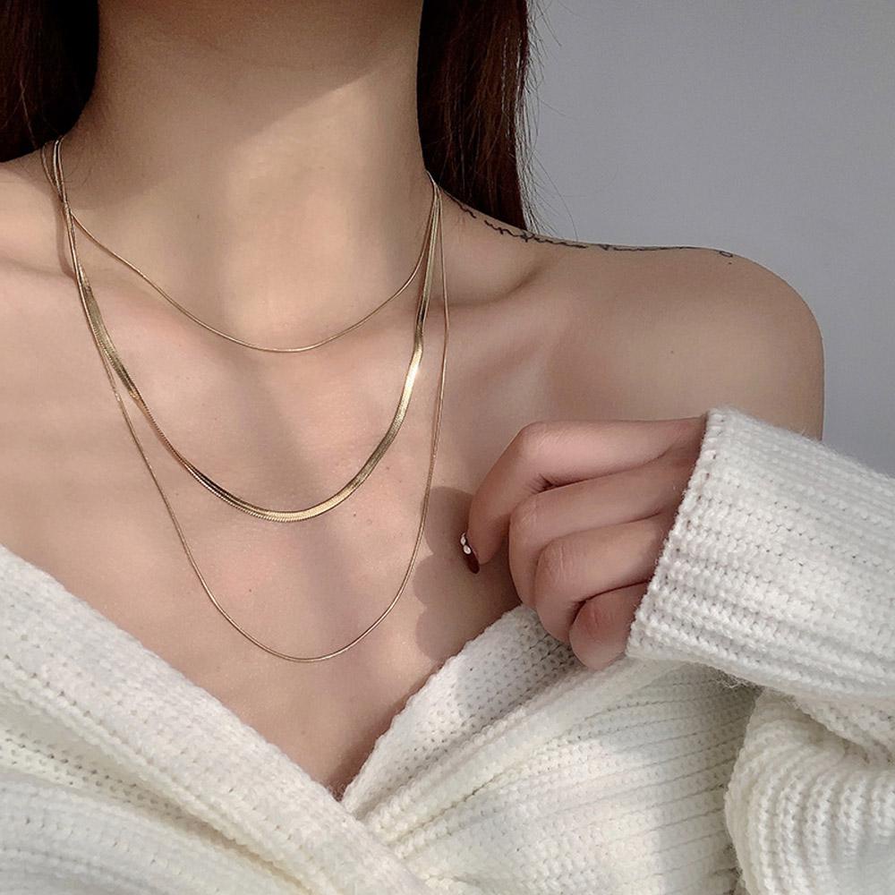 Dây Chuyền Nhiều Lớp Phong Cách Vintage Độc Đáo