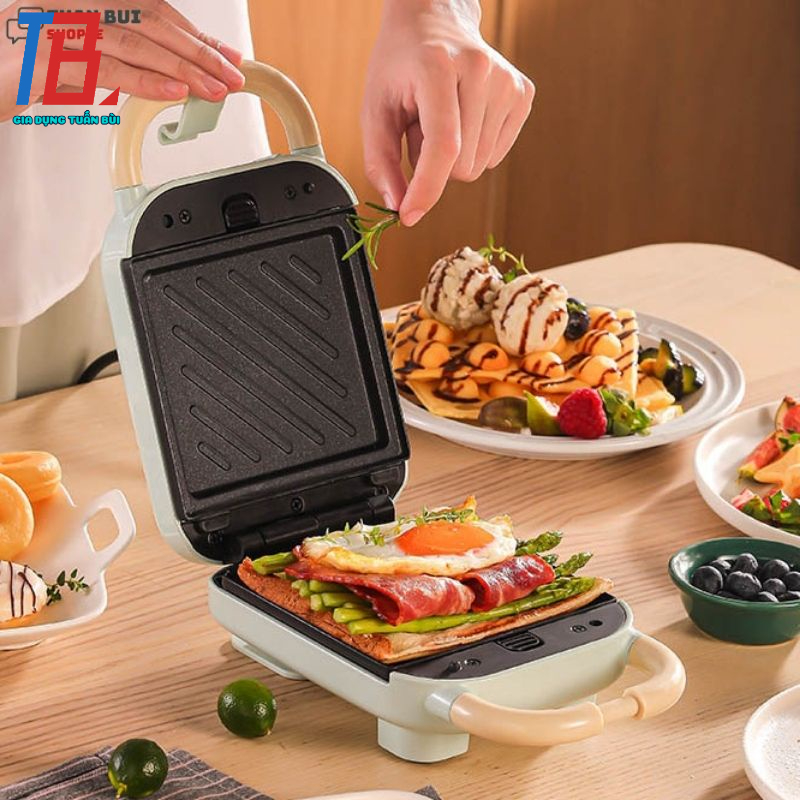 Máy nướng bánh mì sandwich YIDPU có thay được khuôn - BH 12 tháng