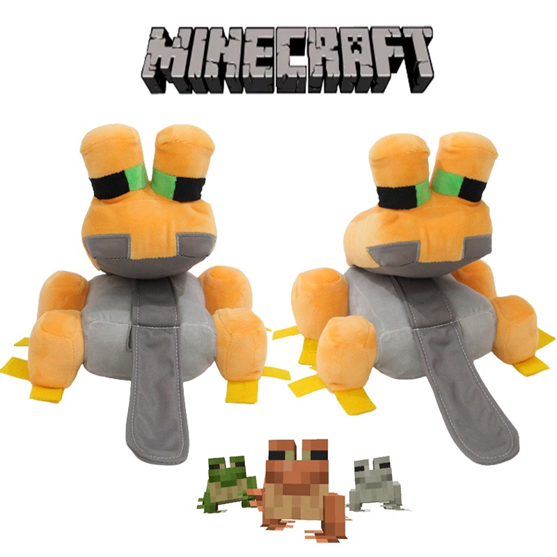 Game Minecraft Plush Toys Doll Soft Stuffed Enderman Wolf Zombie Spider Sketelon Steve Toys Pixel Frog Pig Turtle Bee Doll Anime Children's Birthday Party