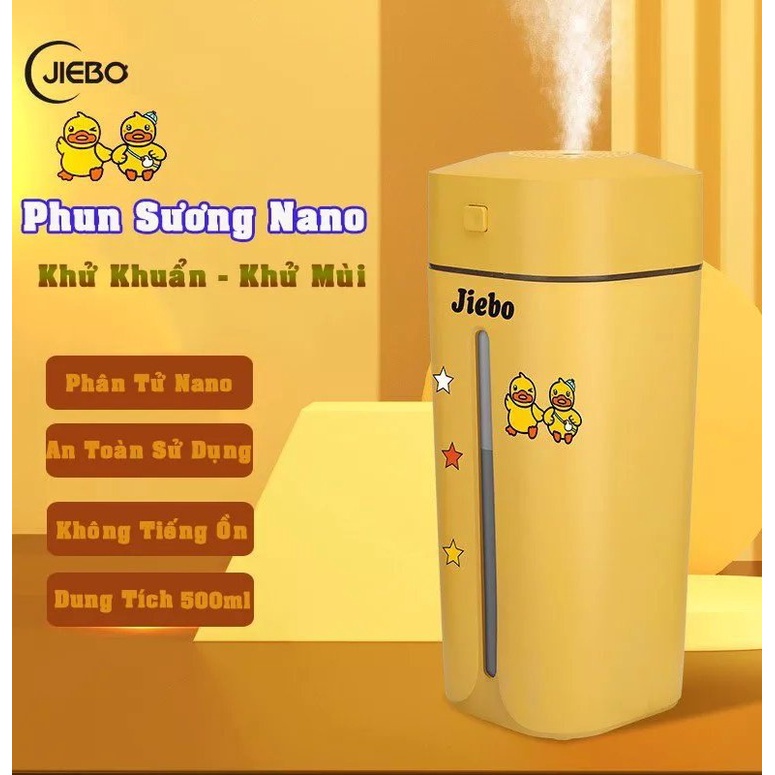 Máy phun sương tạo ẩm, khuếch tán tinh dầu Jiebo hàng chính hãng