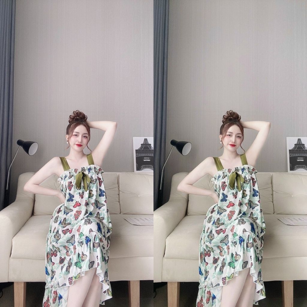 Váy Ngủ sexy ❣️FREE SHIP❣️ Đầm Ngủ sexy Lụa Latin Chất Siêu Mát Dáng Siêu Xinh &lt;60kg