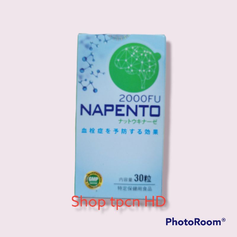 Napento Nattokinase 2000FU giảm nguy cơ hình thành huyết khối, giảm nguy cơ tai biến mạch máu não