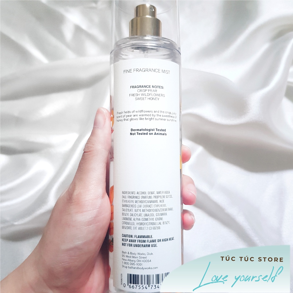 (Auth Mỹ) Full & 30ml - Honey Wildflower - Xịt Thơm Toàn Thân Bath & Body Works Body Mist | BigBuy360 - bigbuy360.vn