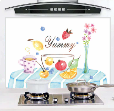 Giấy Dán Tường Chống Dầu Chống Thấm Nước Cho Nhà Bếp Tiện Dụng