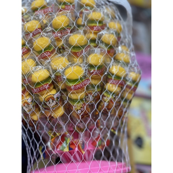 Kẹo dẻo trái cây Hamperger 1 cây