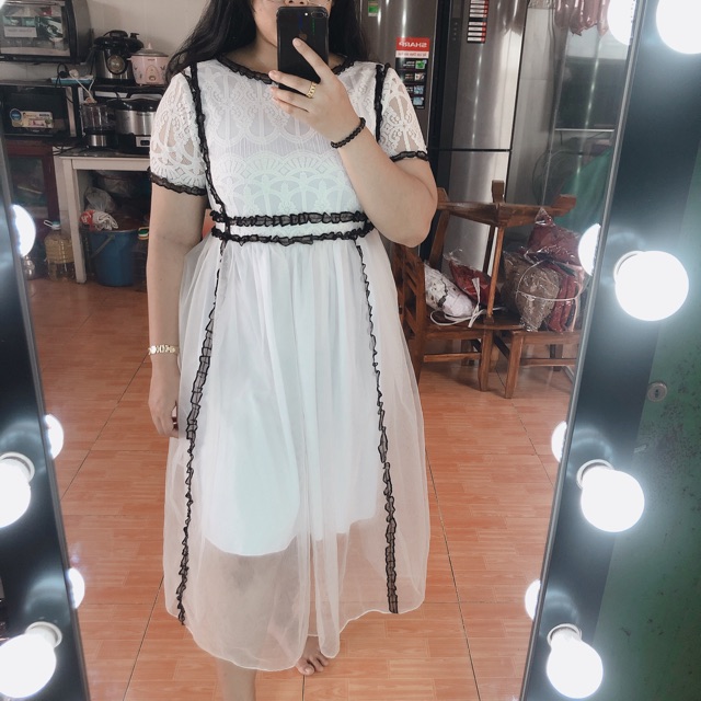 Đầm Viền Ren TK Bigsize