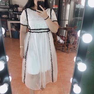 Đầm viền ren tk bigsize