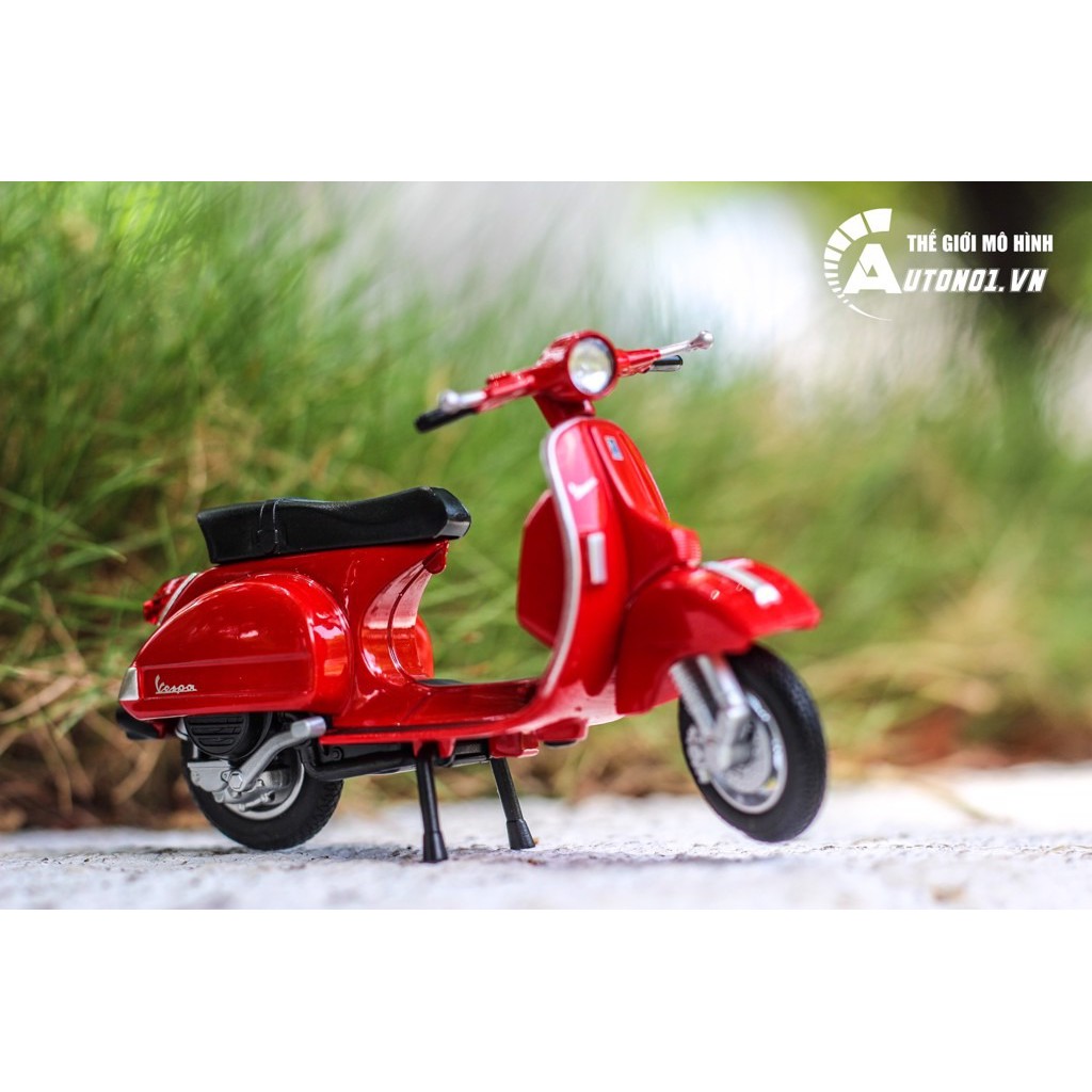 MÔ HÌNH XE VESPA PX 2016 RED 1:18 WELLY 7171B