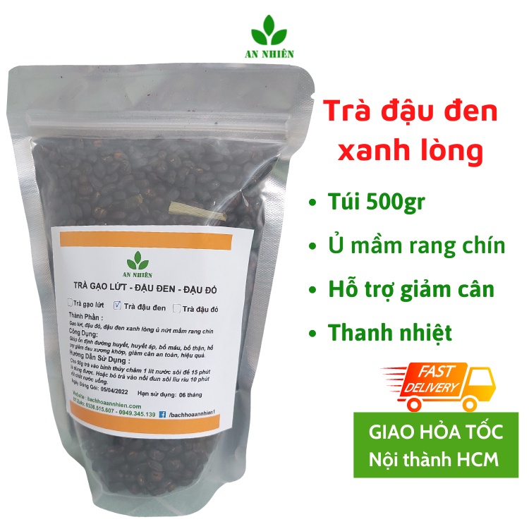 Trà đậu đen xanh lòng thanh nhiệt 500gr