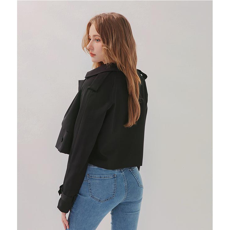 [Mã FAMALLT5 giảm 15% đơn 150k] Áo khoác trench coat dáng lửng Nữ Air Space 2030126004 | BigBuy360 - bigbuy360.vn