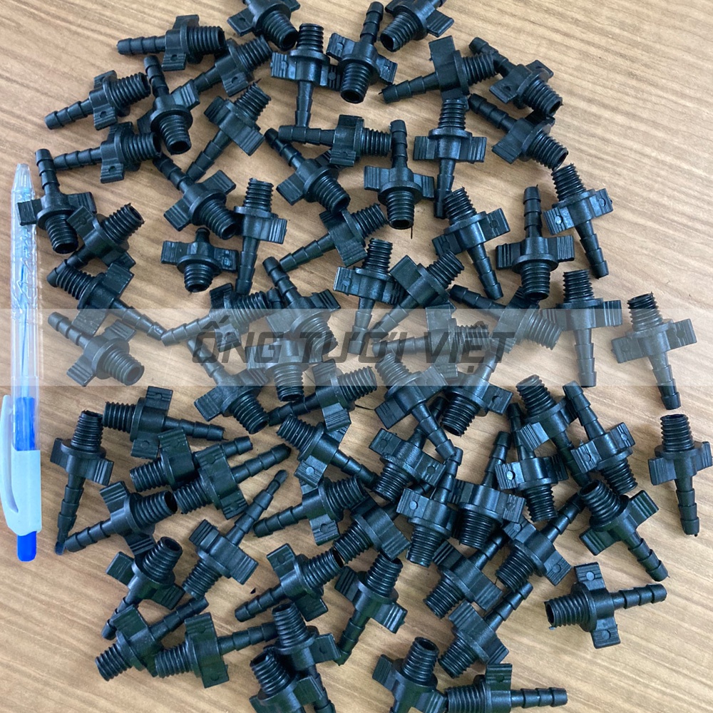 Nối khởi thủy ống 6mm – Đầu ren côn | Phụ kiện ống 5 ly dùng trong hệ thống tưới