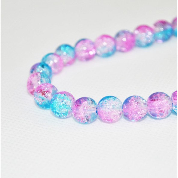 Set 60-20 hạt xâu chuỗi tròn 4/ 6 /8 /10MM dùng làm trang sức thời trang