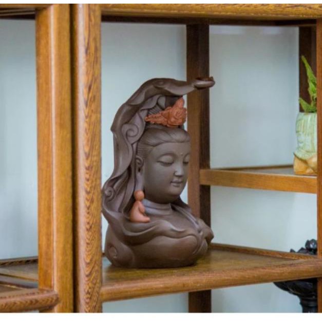 TƯỢNG GỐM CHÂN DUNG QUAN ÂM BỒ TÁT- TƯỢNG ĐẸP- TƯỢNG PHẬT- TƯỢNG TRANG TRÍ