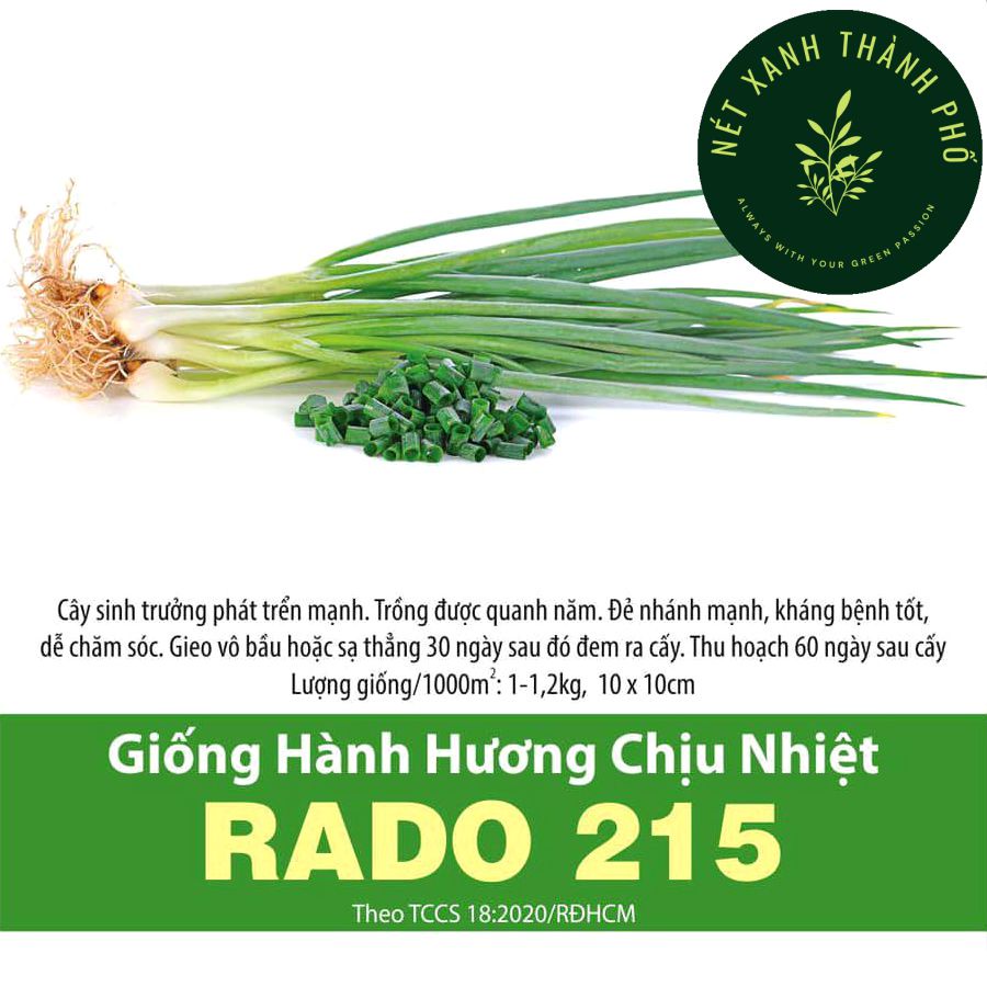 Hạt giống hành hương chịu nhiệt, 2gr