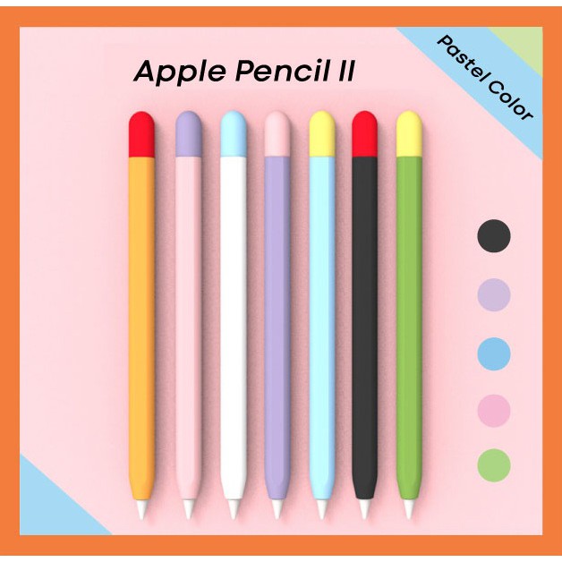 Bao Silicon Bút Apple Pencil thế hệ 2 AH - 5 Màu Pastel Dễ Thương và Xinh Xắn