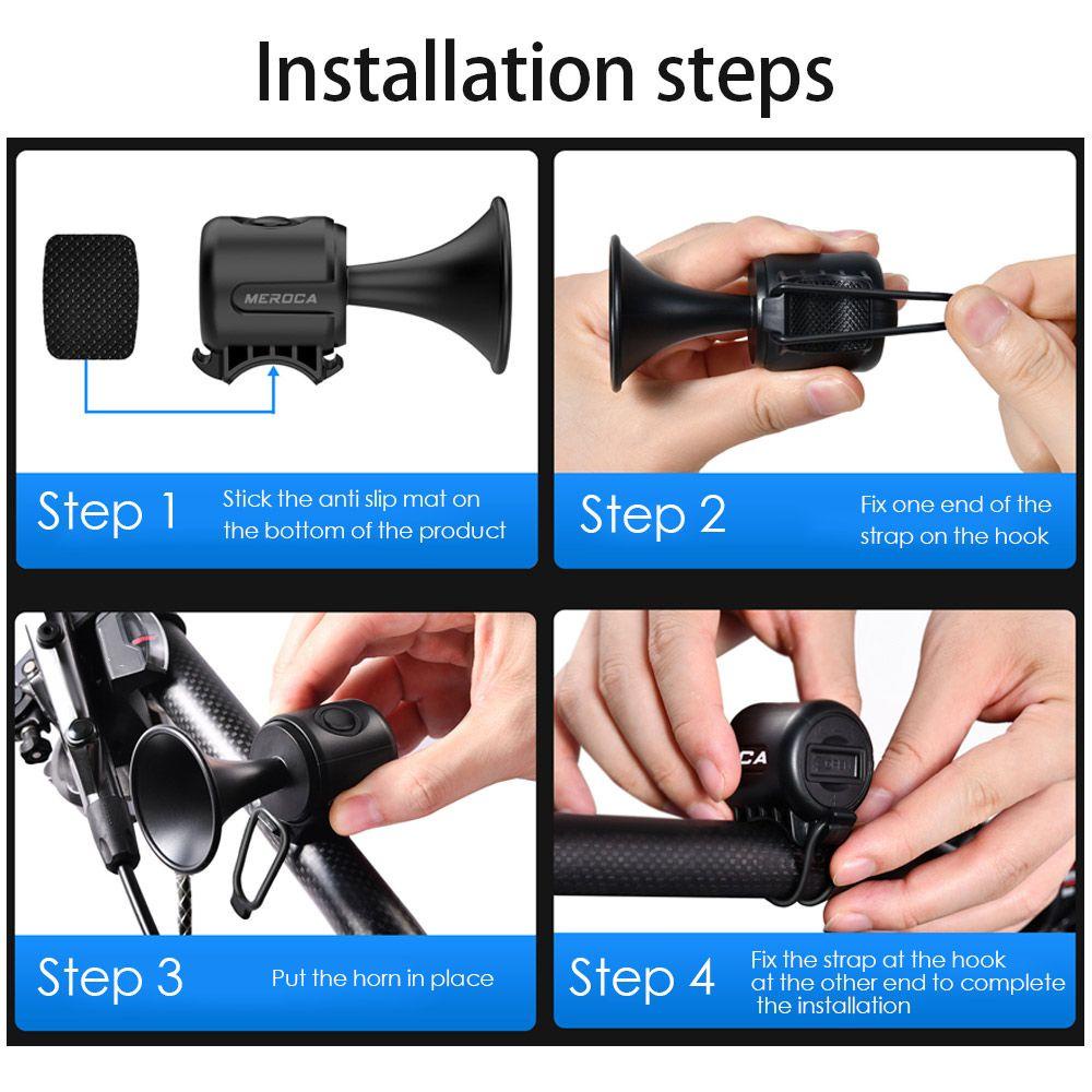 Còi Điện Cảnh Báo 120db Gắn Xe Đạp / Ván Trượt Cho Bé